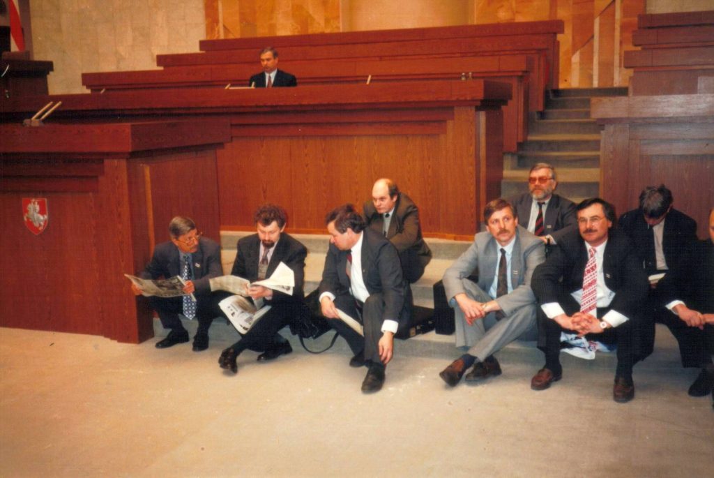 Hunger strike by members of the Parliament of Belarus protesting against the referendum of 1995